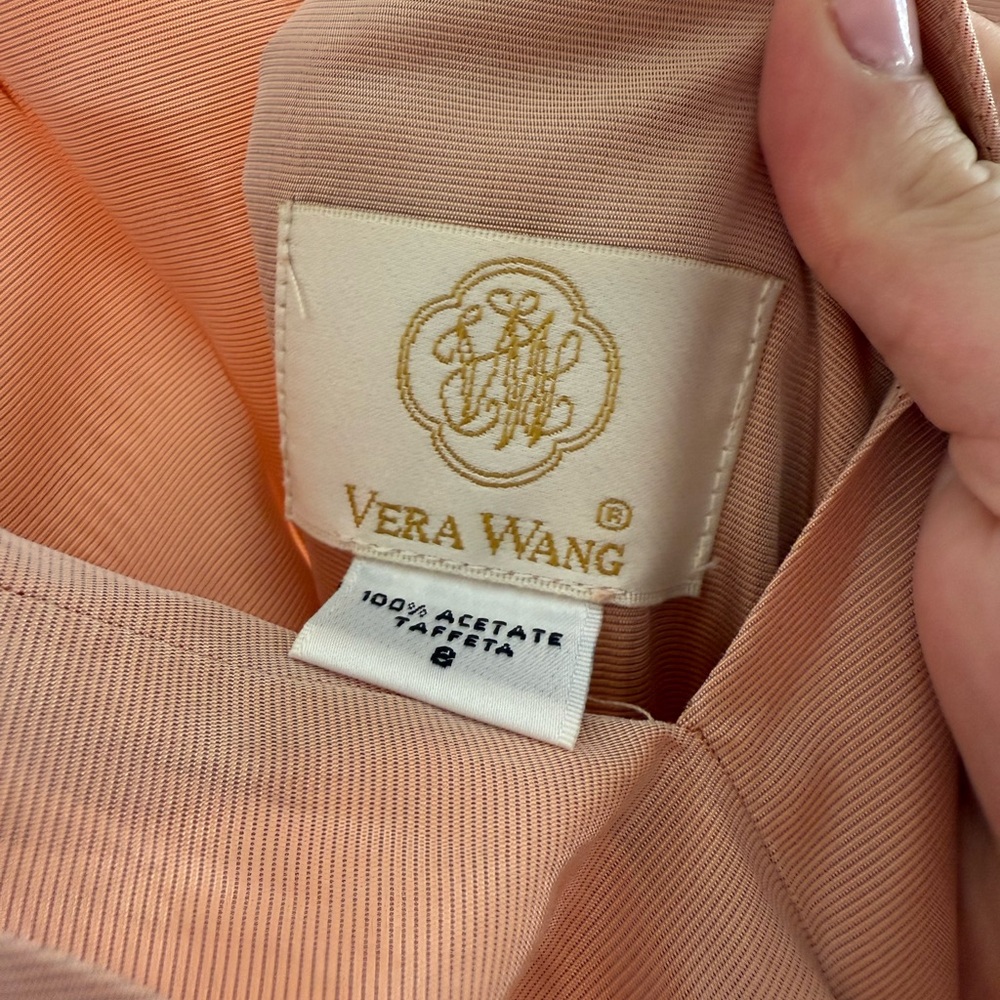 Vintage Vera Wang Gold Label Pink Gown - Picture 8 of 10